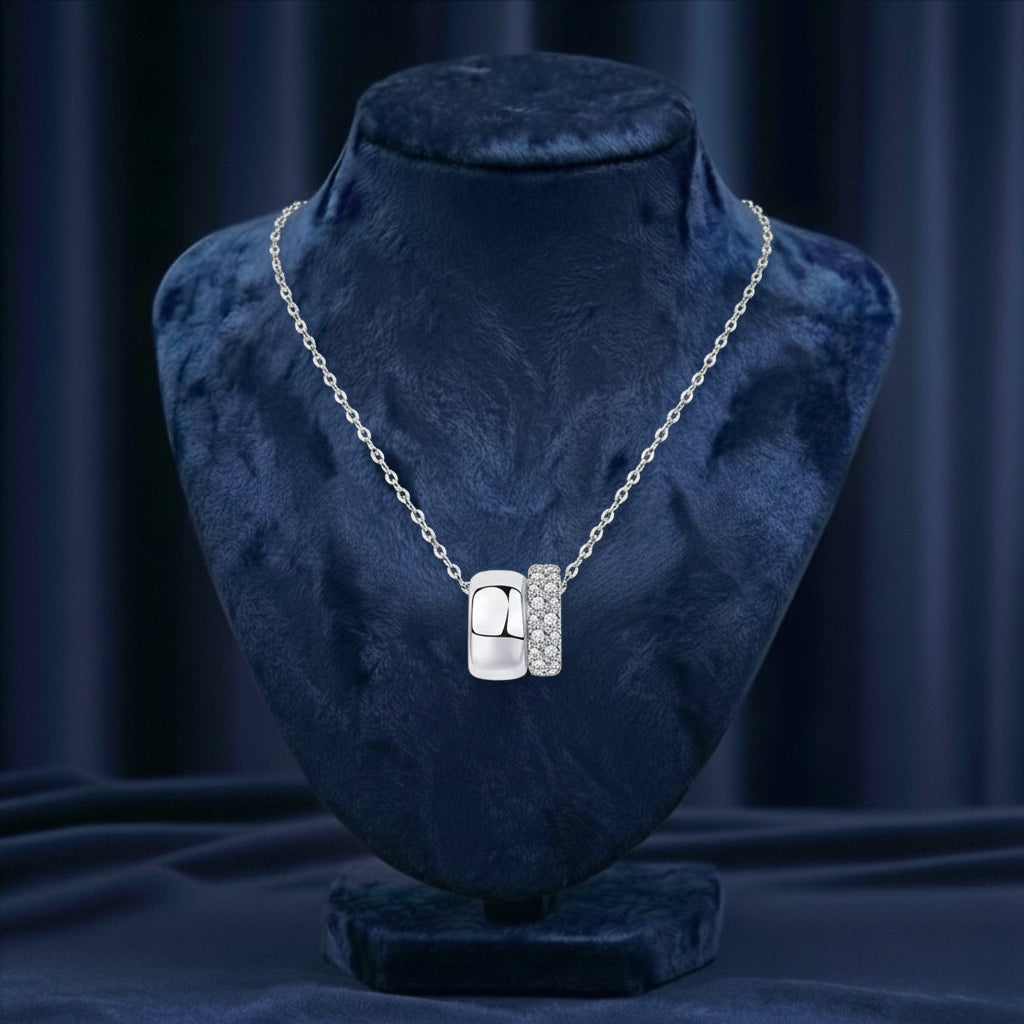 Tala Moissanite Pendant – White Gold – D Colour – VVS1