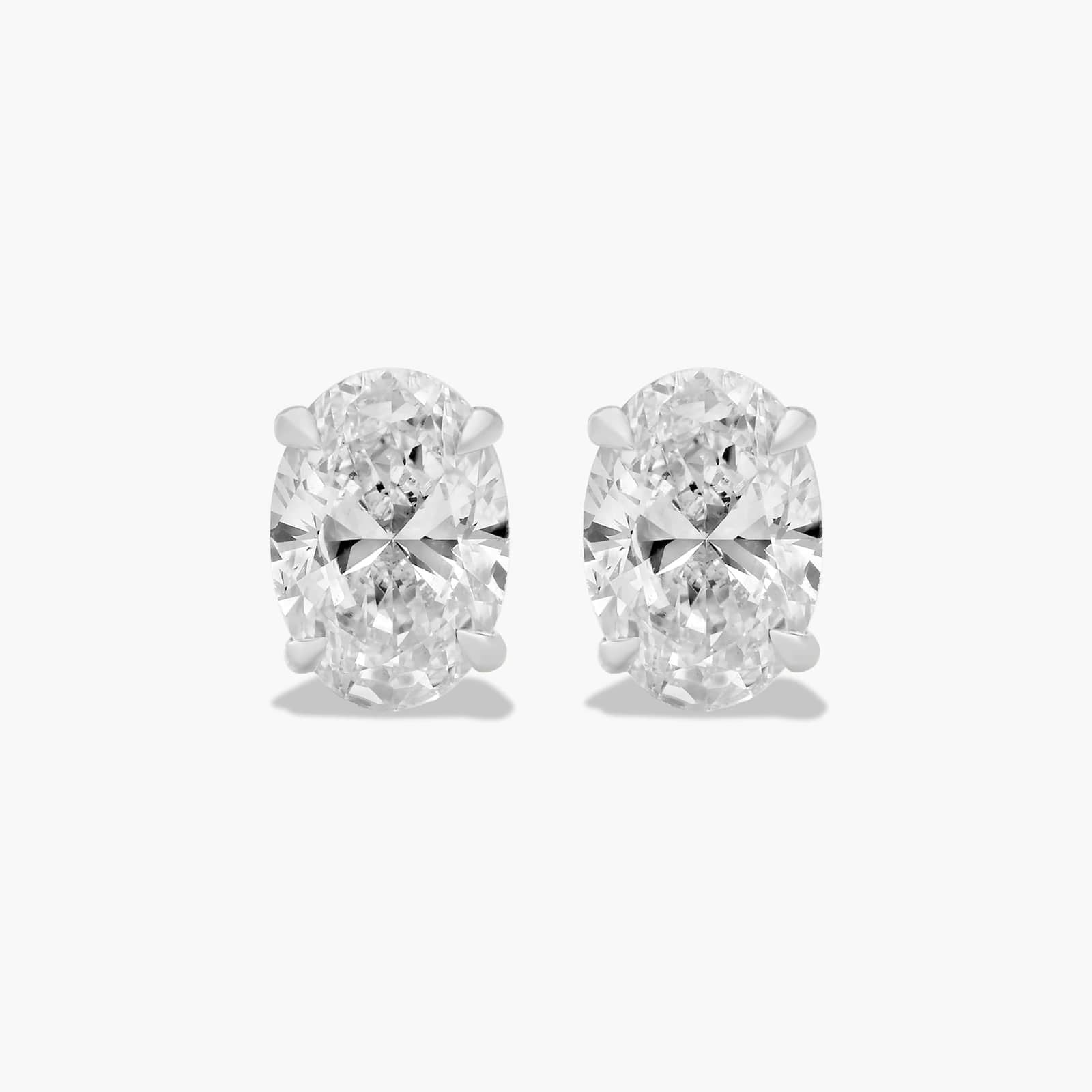 Malak Moissanite Earrings|1ct