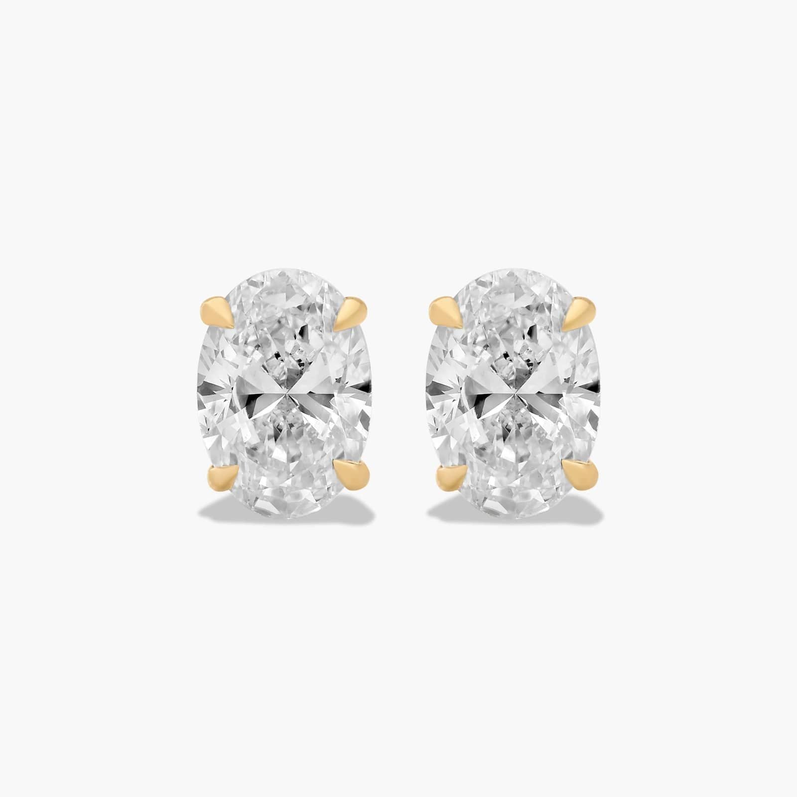 Malak Moissanite Earrings|1ct