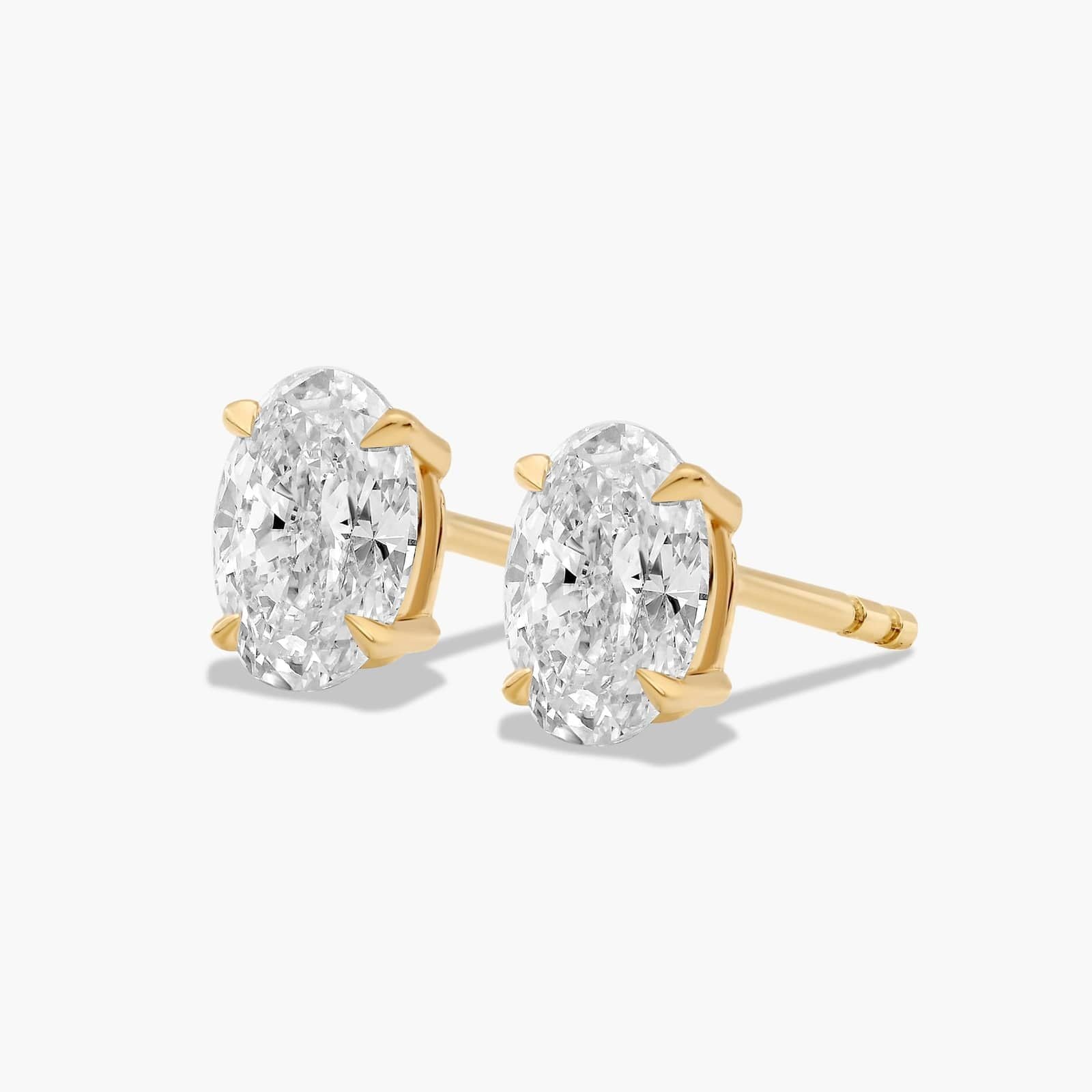 Malak Moissanite Earrings|1ct