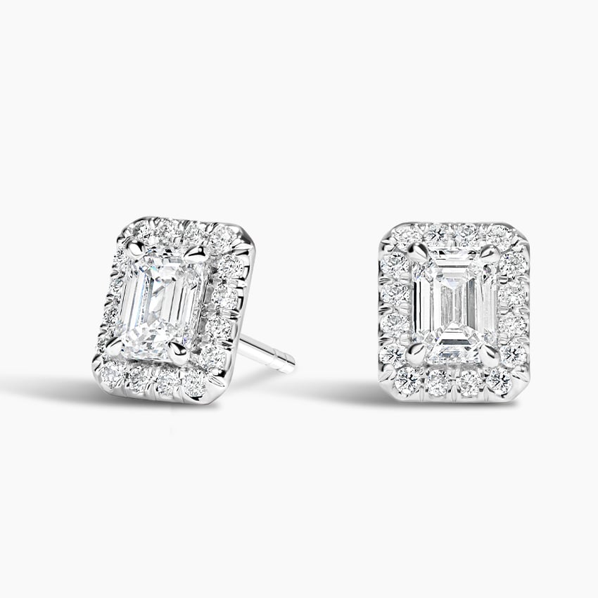 Noor Moissanite Earrings|1ct
