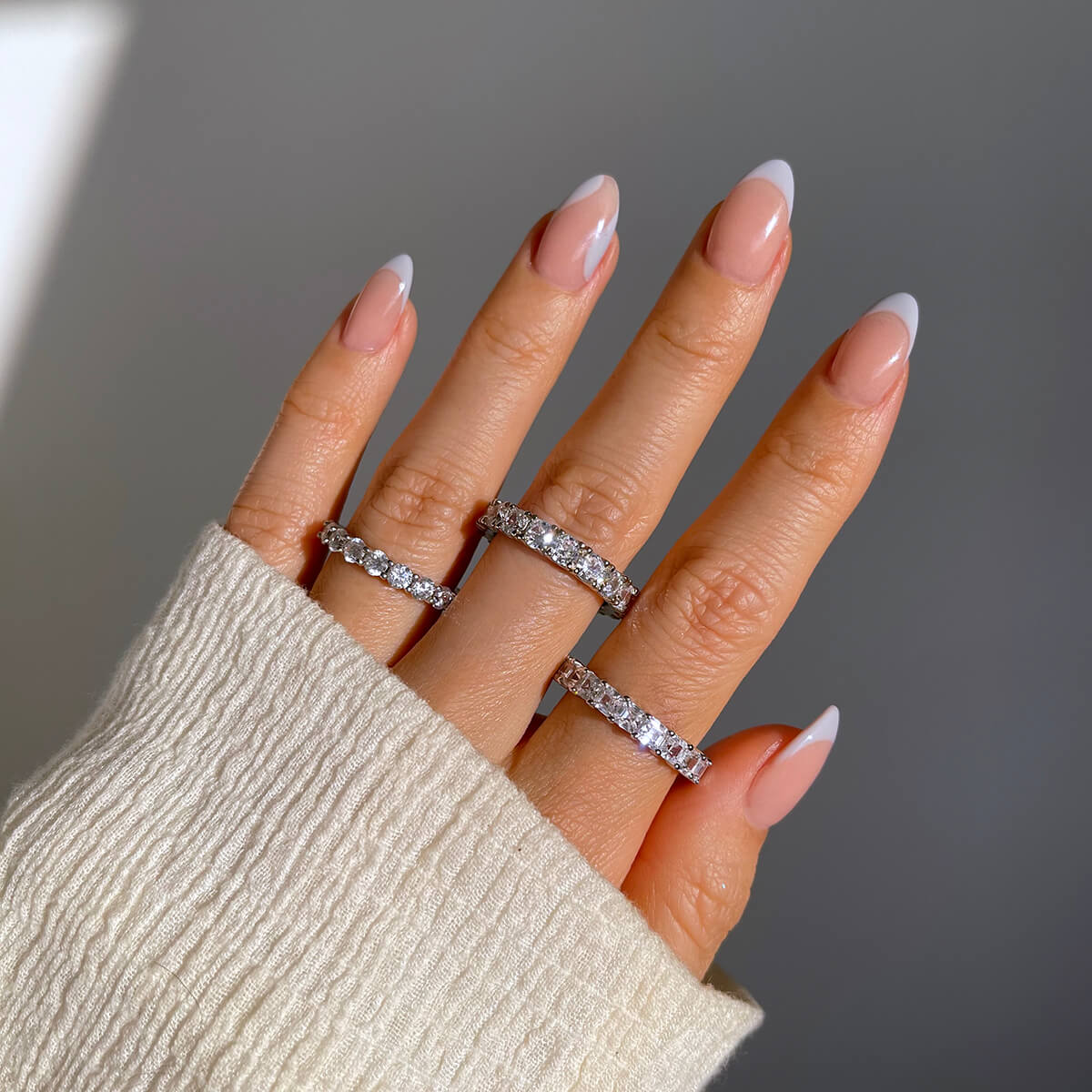 Eva Moissanite Ring|2.3twc