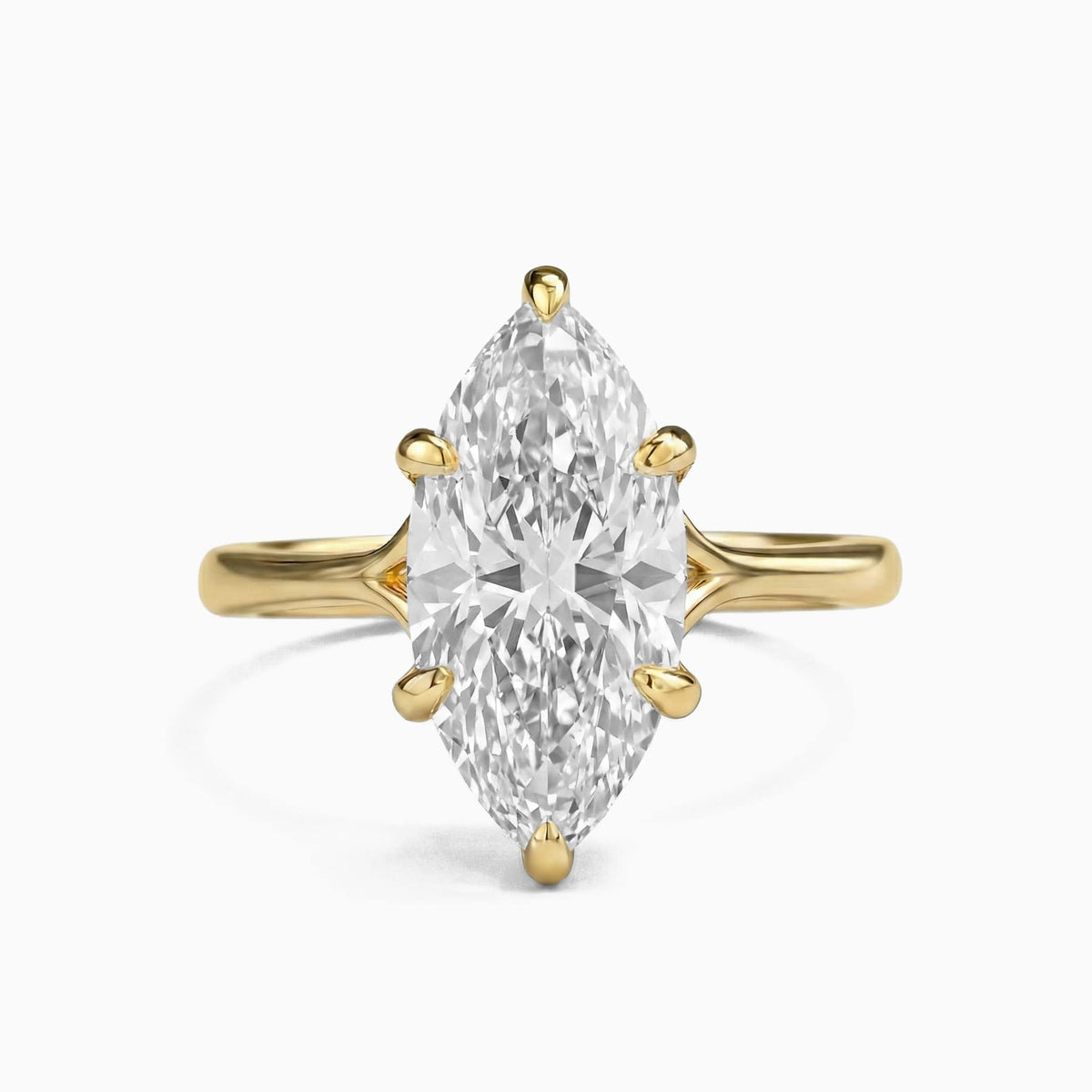 Elizabeth Marquise Ring - Gold