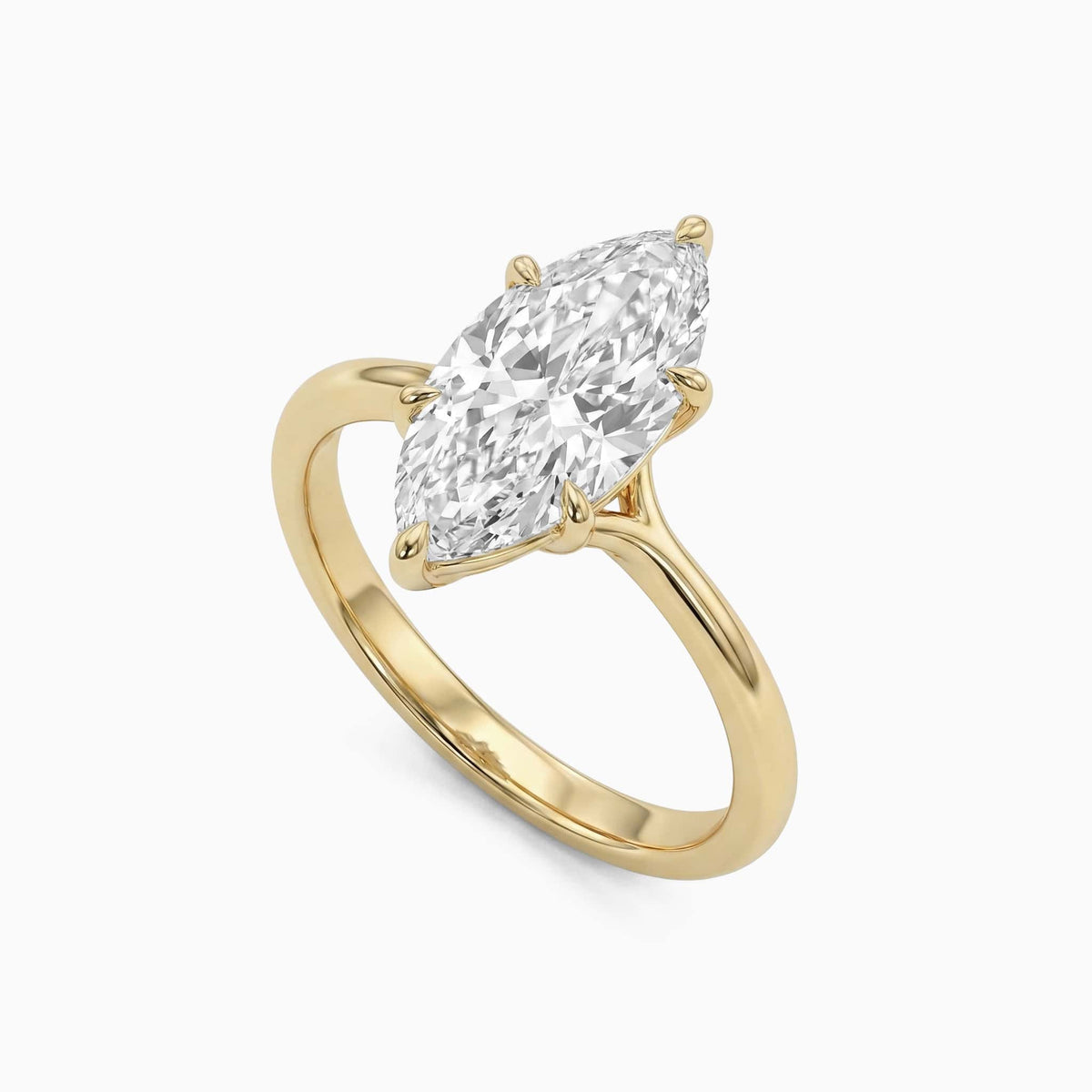 Elizabeth Marquise Ring - Gold