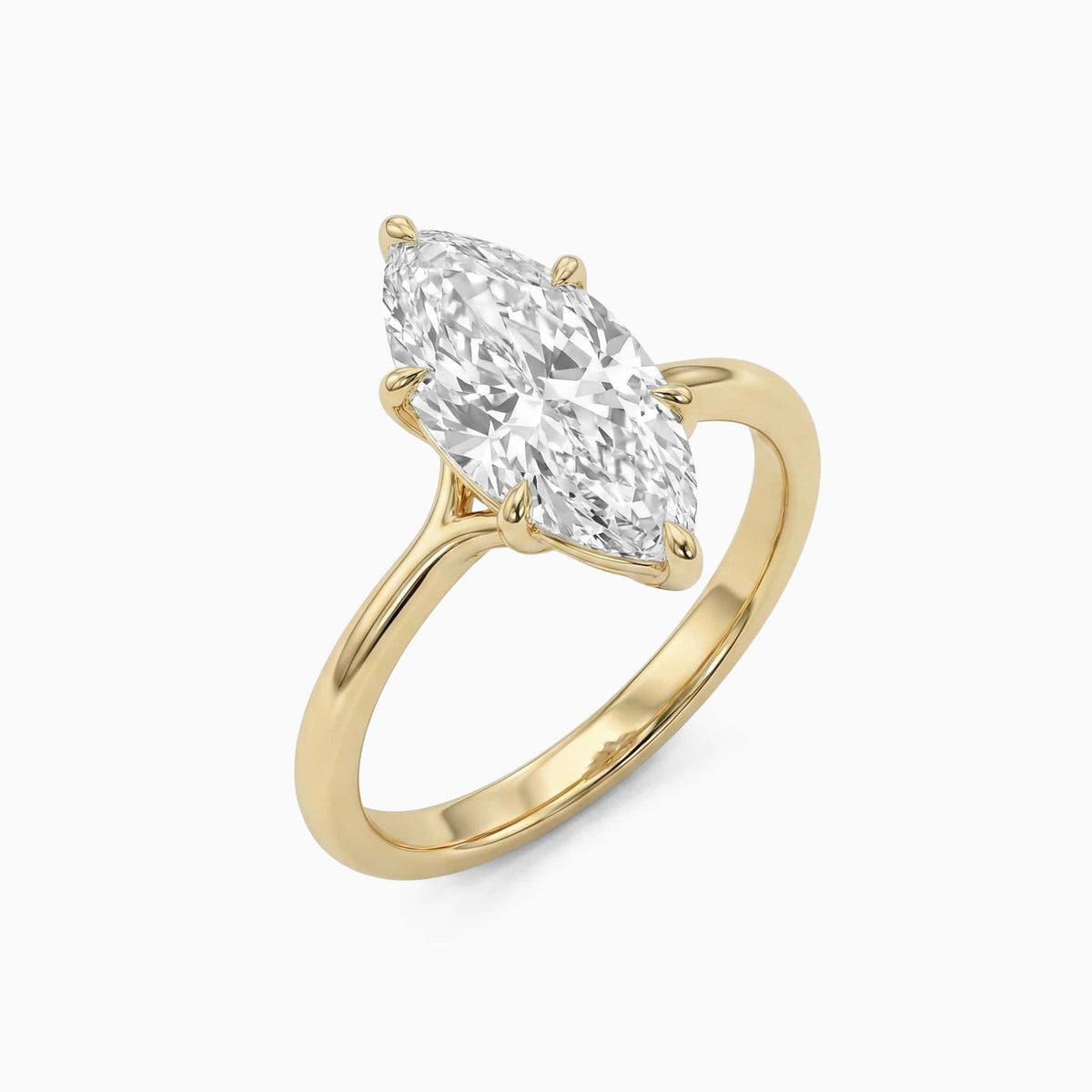 Elizabeth Marquise Ring - Gold