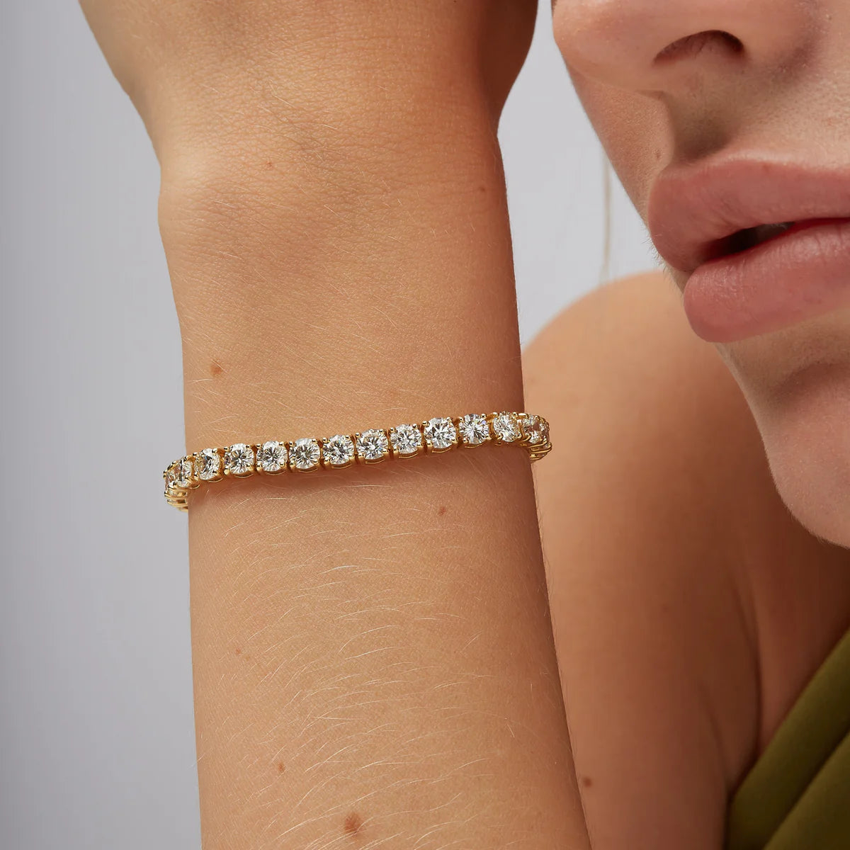 5MM TENNIS BRACELET - GOLD