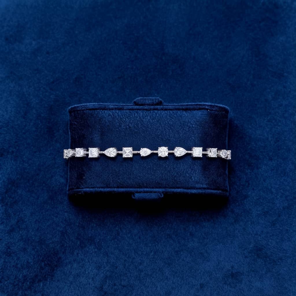 RIWA 4MM MOISSANITE TENNIS BRACELET - D COLOR - VVS1