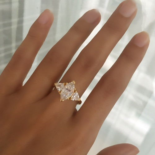 MARQUISE AND TRILLION RING