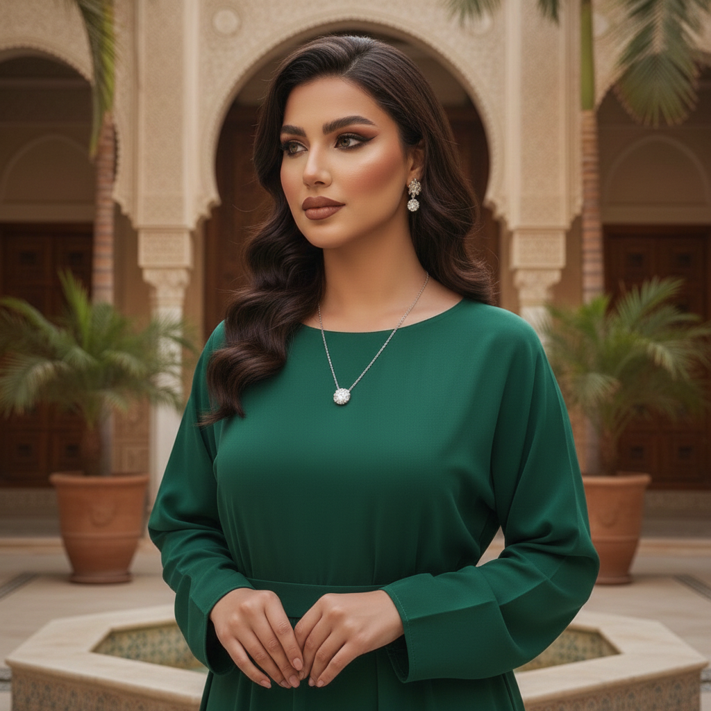 Aaliyah Moissanite Necklace – White Gold – D Colour – VVS1