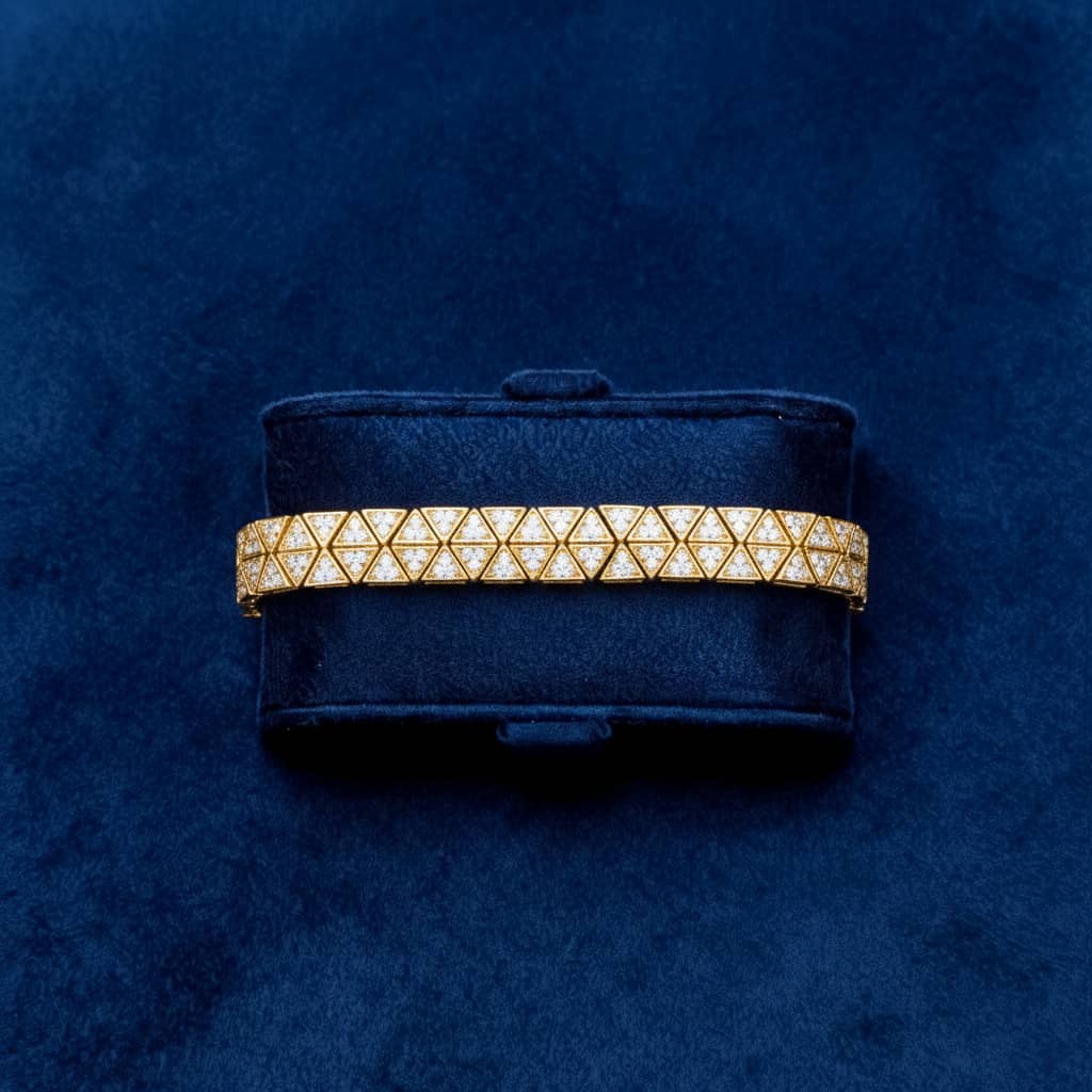 RAYAN MOISSANITE TENNIS BRACELET - GOLD - D COLOR - VVS1