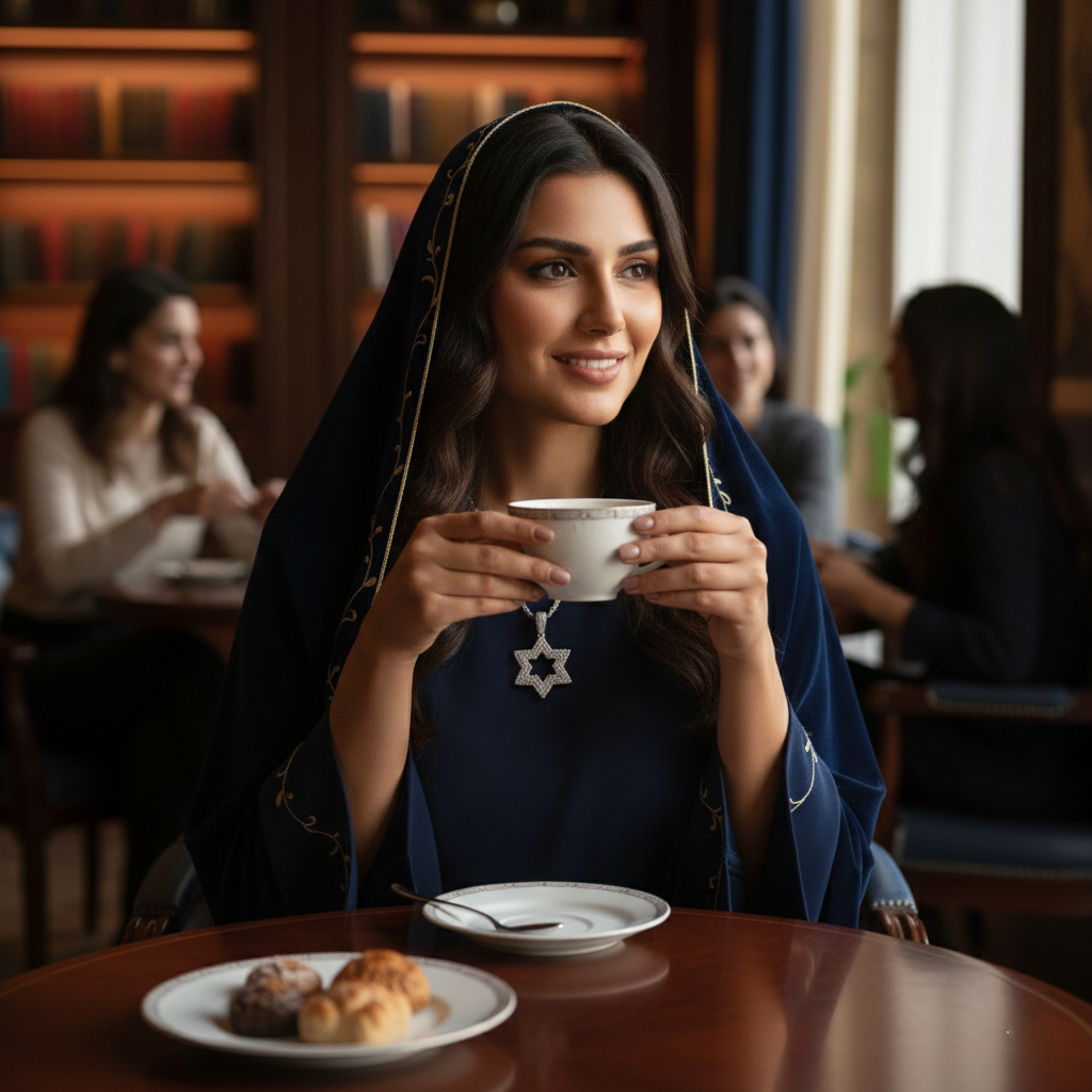 Najla Moissanite Pendant – White Gold – D Colour – VVS1