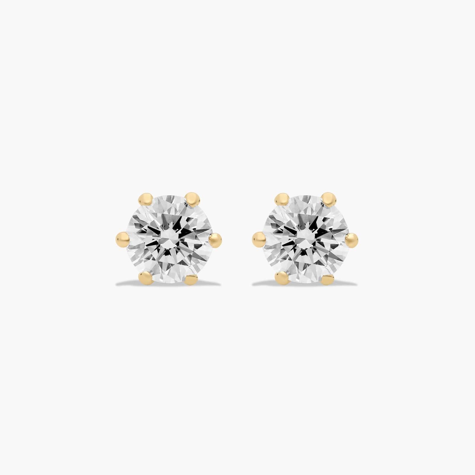6 PRONG STUDS (0.25CT)