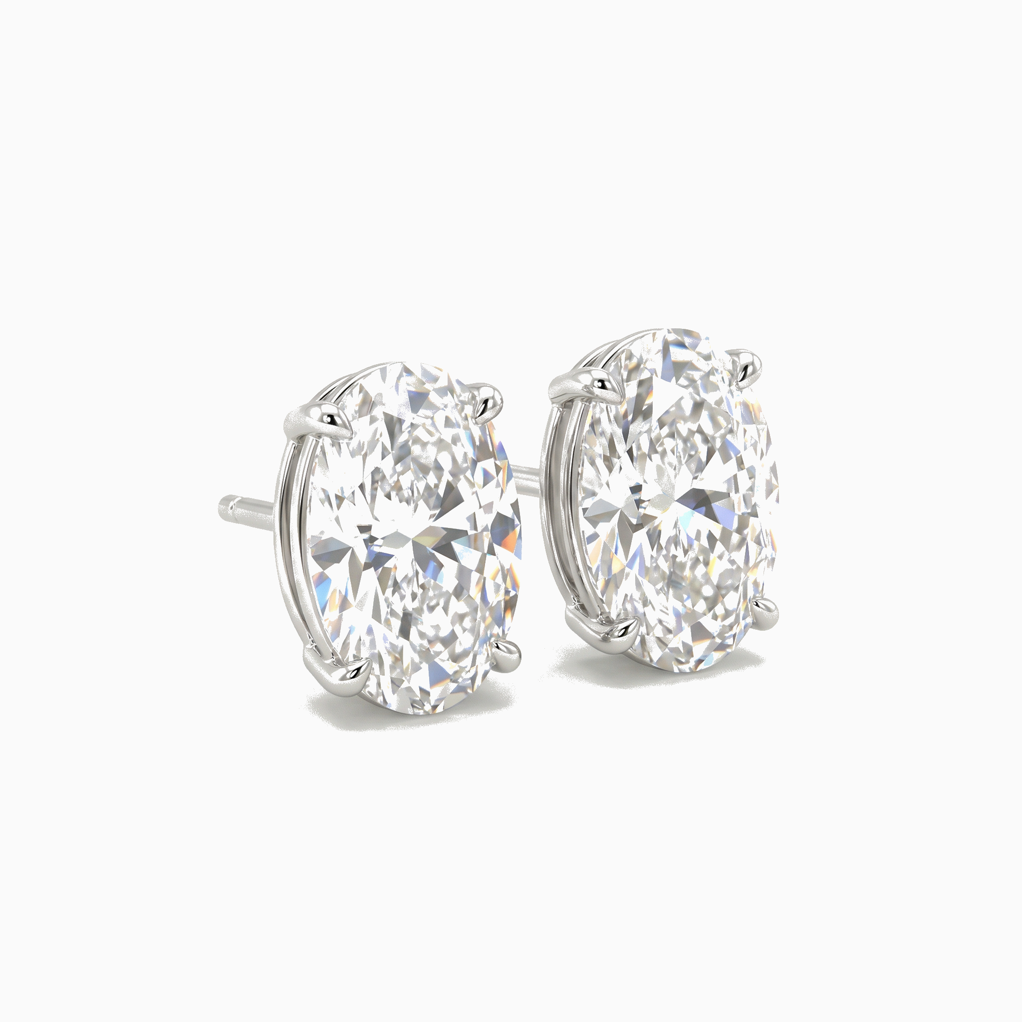 Malak Moissanite Earrings｜1ct
