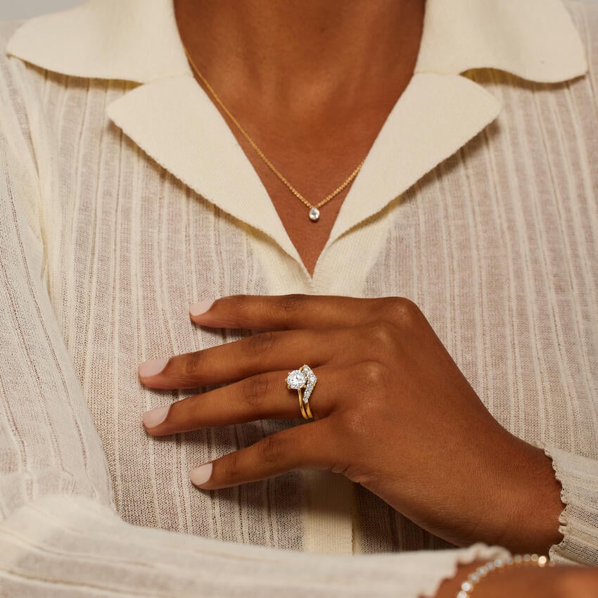 Fatima Moissanite Ring｜1ct