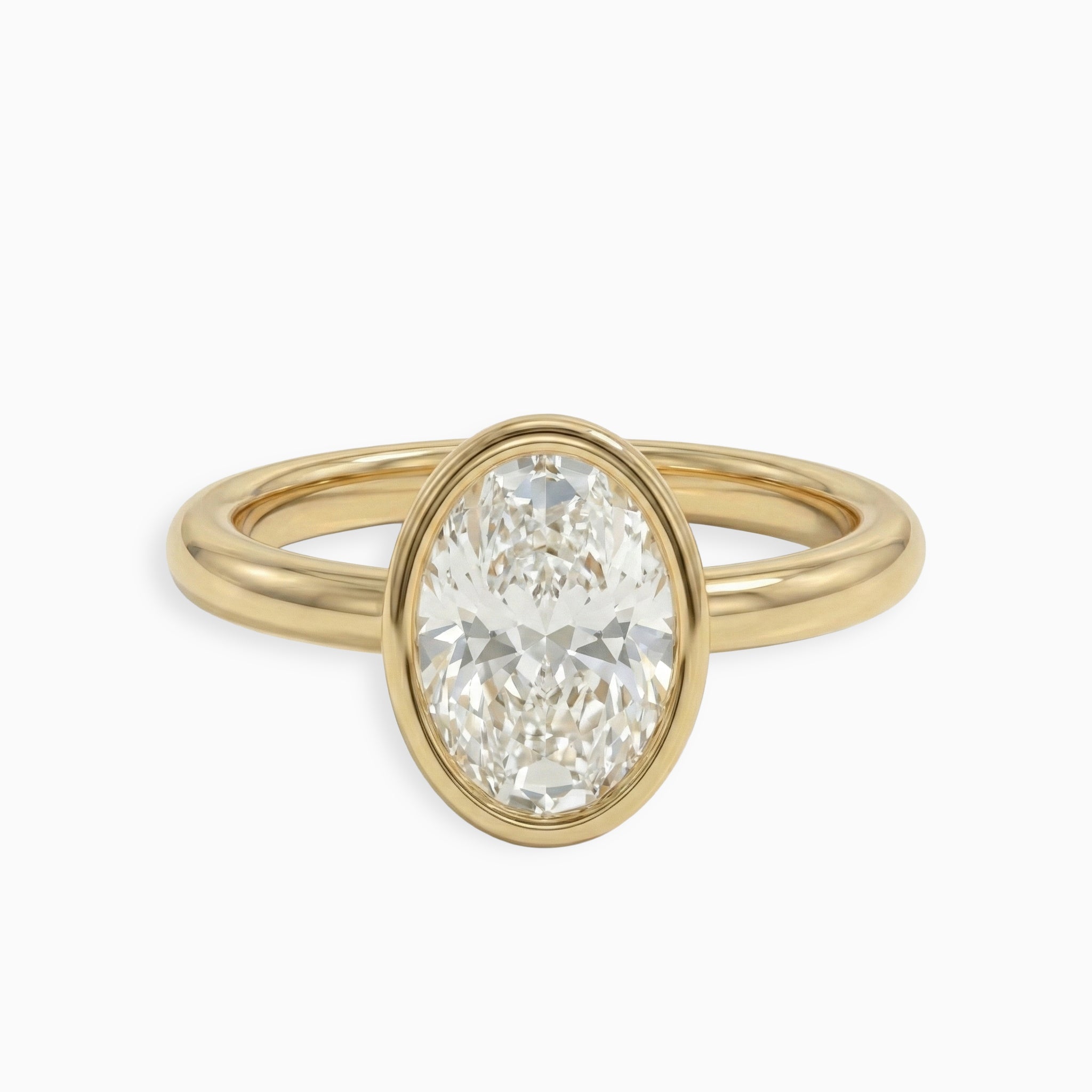 Zaina Moissanite Ring – Gold – D Colour – VVS1