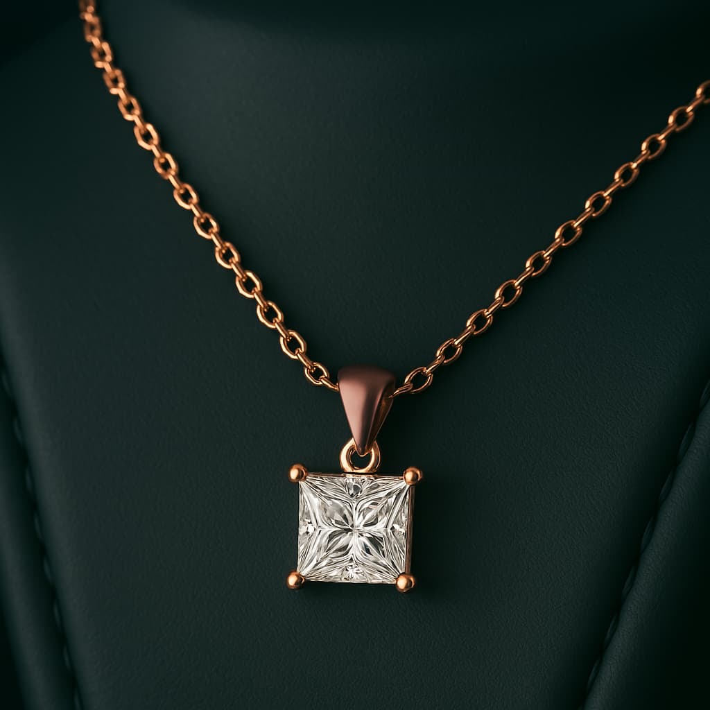 Amira Moissanite Necklace｜1ct