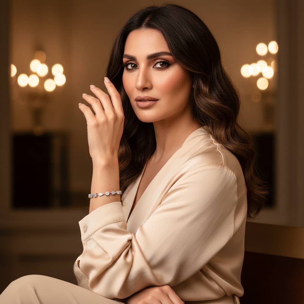 RIWA 4MM MOISSANITE TENNIS BRACELET - ROSE GOLD - D COLOR - VVS1